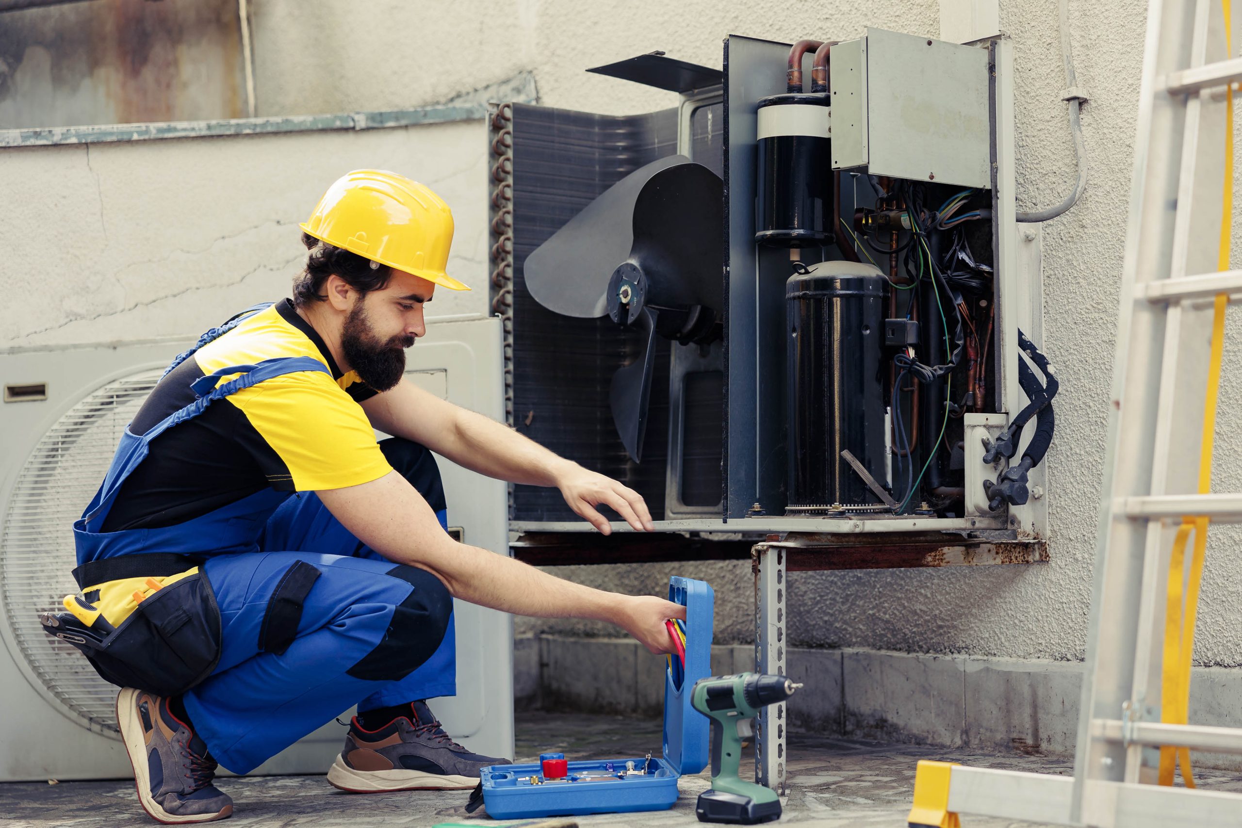 Projects routine air conditioner maintenance